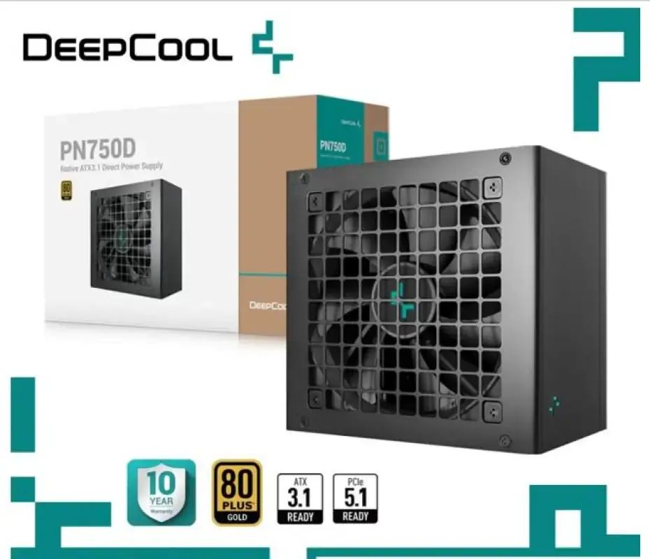 Jual Deepcool Power Supply / Psu Pn750d 750w 80 Plus Gold Certified ...