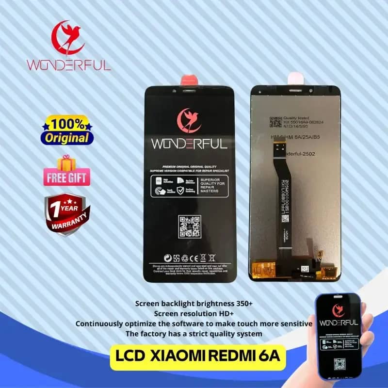 WONDERFUL LCD Touchscreen Mi Redmi 6A Redmi