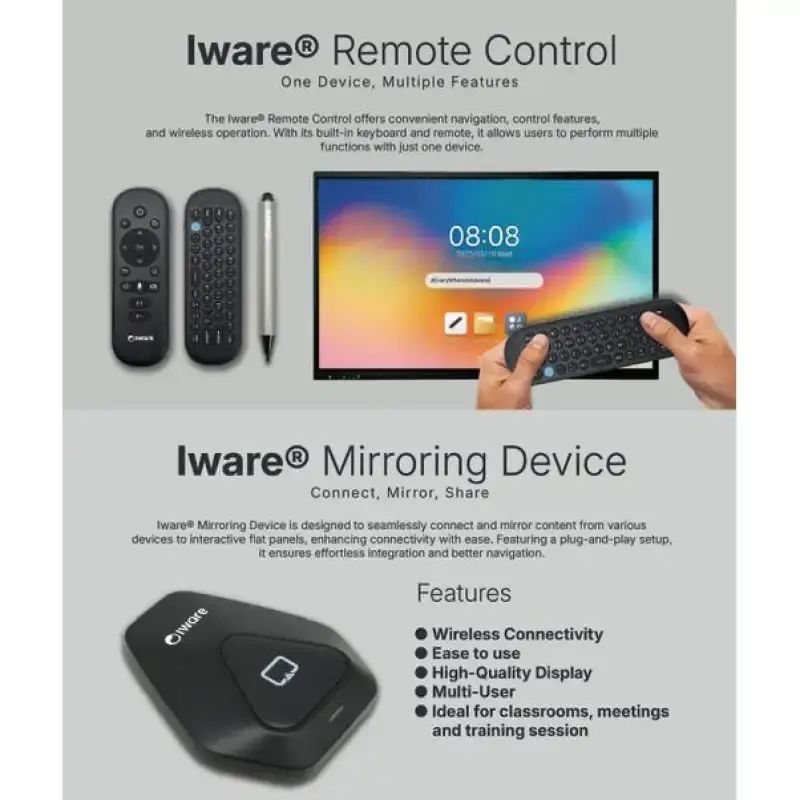 Jual Iware Interactive Flat Panel Display Ifp Smart Board Screen 4k Uhd ...