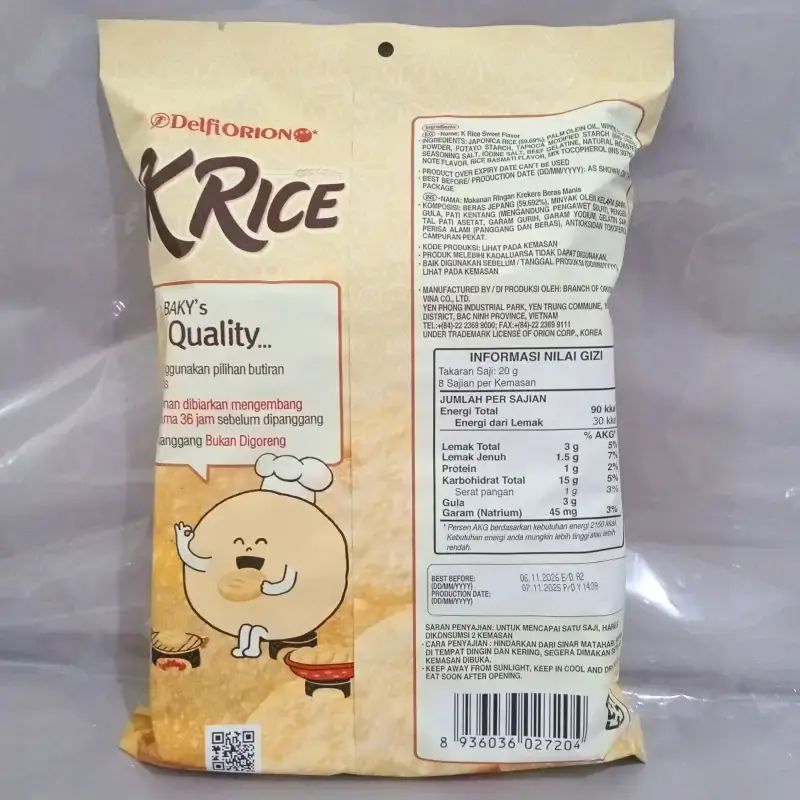 Jual Krice Sweet Flavor Isi 14 Di Seller Vipolshop - Sunggal, Kota ...