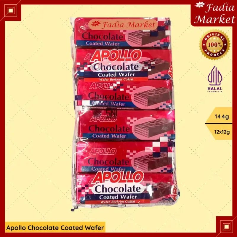 Apollo Chocolate Coated Wafer Pack Gratis Ongkir 🔥 Harga Murah Mei 2026