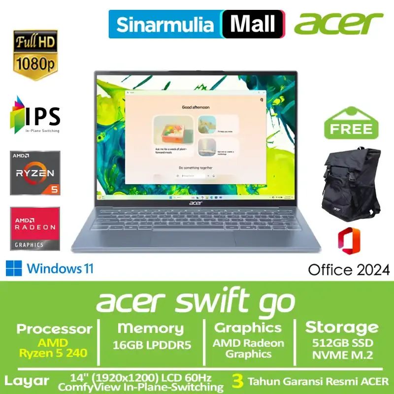 Acer Swift 3 Ryzen 5 - Harga Terbaru Mei 2026 & Gratis Ongkir | Blibli
