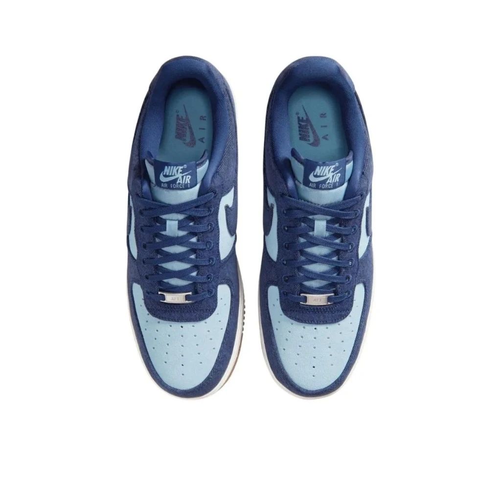 nba nike air force blue gold