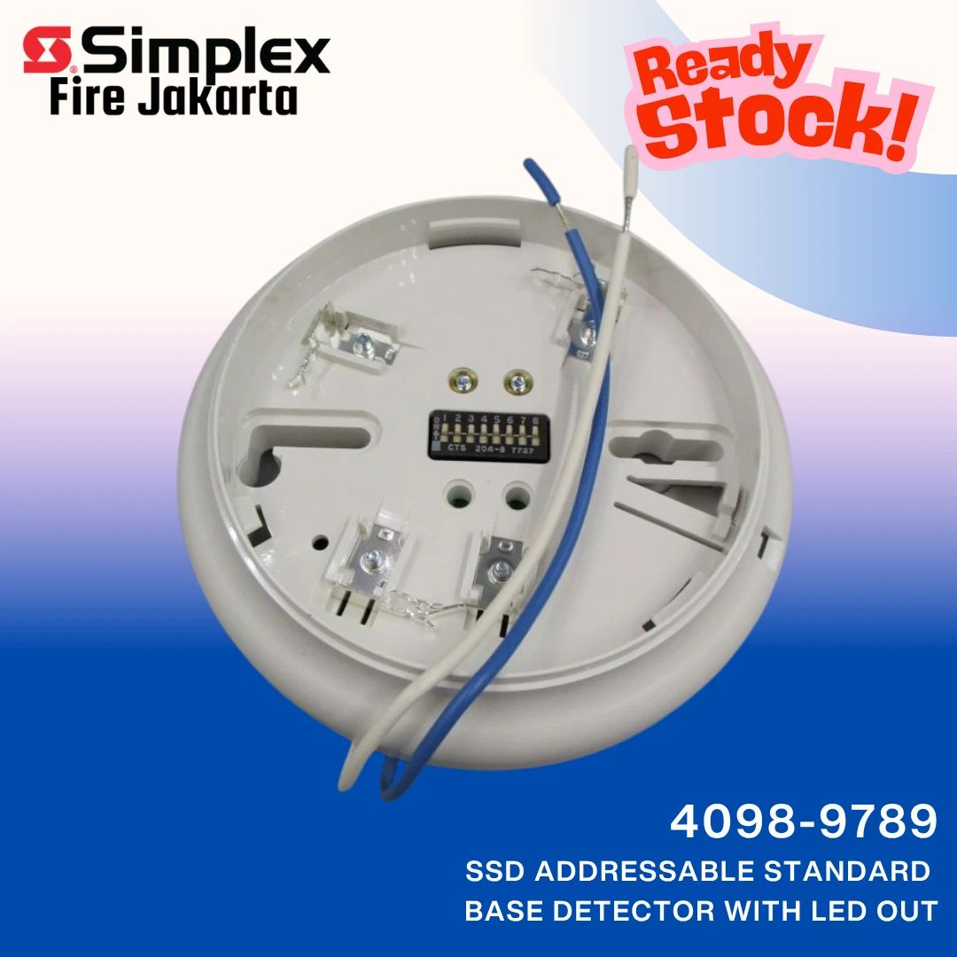 Jual Simplex 4098-9789 Ssd Addressable Base Detector With Led Out Di ...