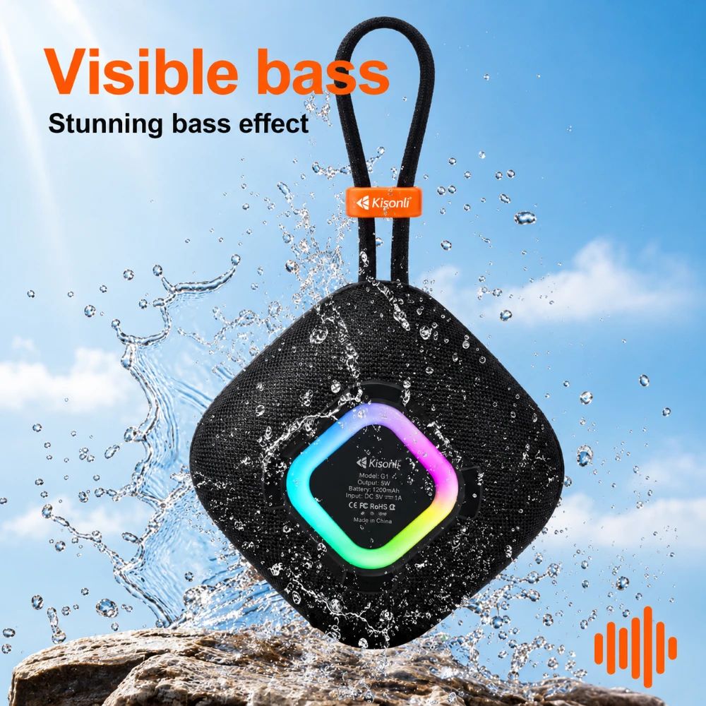 Promo Kisonli Speaker Bluetooth Portable T12 Mini Wireless Stereo Bass ...