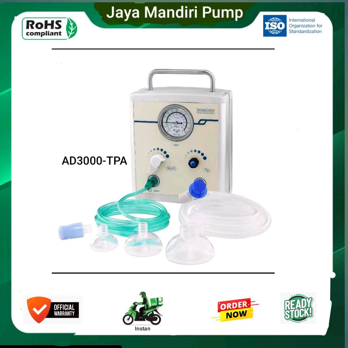 Jual New Infant Resuscitator Neopuff Pigeon Medical Ad3000-tpa Di ...