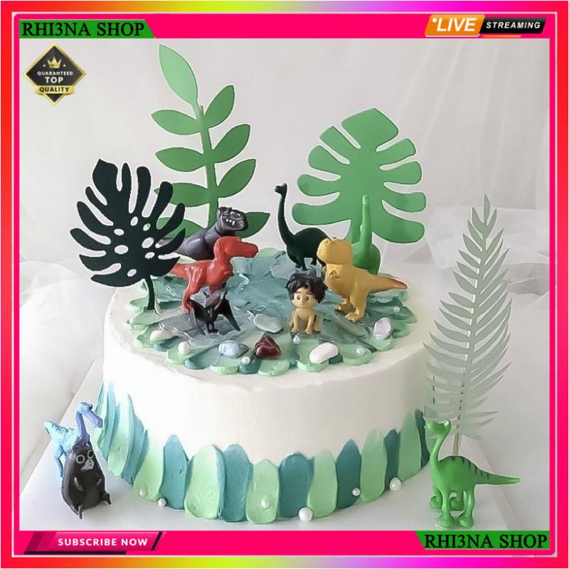 Promo Topper Kue Desain Dinosaurus Safari Dekorasi Ulang Tahun Anak