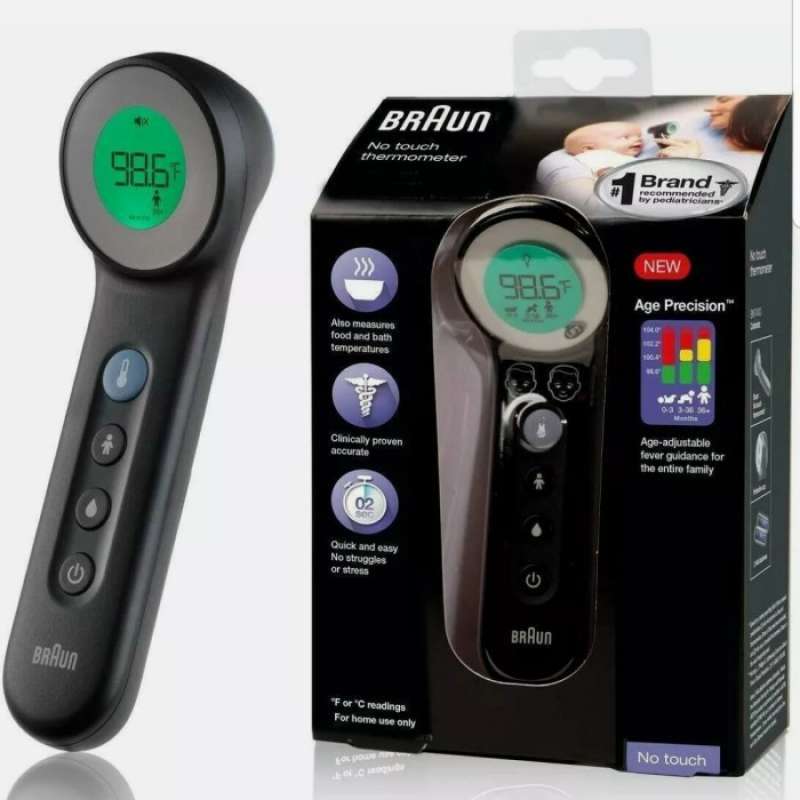 Jual NEW Braun ThermoScan BNT400 Digital no touch Thermometer original
