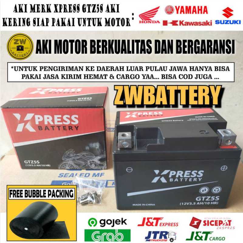 Promo Aki motor Suzuki Shogun 125,Skywave,Spin GTZ5S IBATTERY Aki