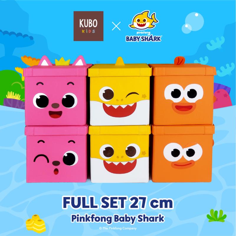 Promo Kubo Kids 27 X 27 X 27 Cm Little Pinkfong Baby Shark Fullset (6