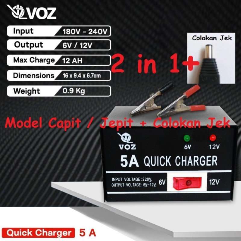Jual Charger Aki 6 Volt Dan 12 Volt, Charger Aki Motor 6 Volt Dan 12