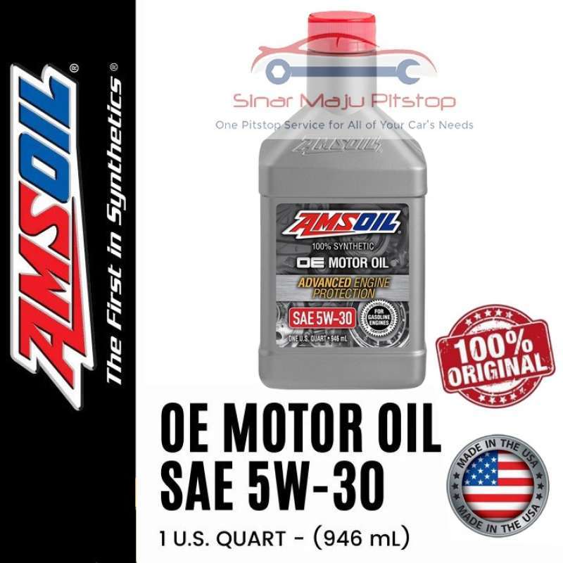 Promo AMSOIL OE Motor Oil SAE 5W30 SP Original 100 SYNTHETIC MADE IN