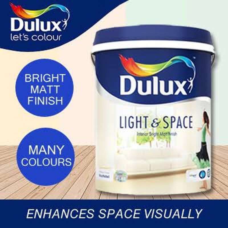 Promo Dulux Light and space Crystal Clear 2,5L gallon Tinting CSS