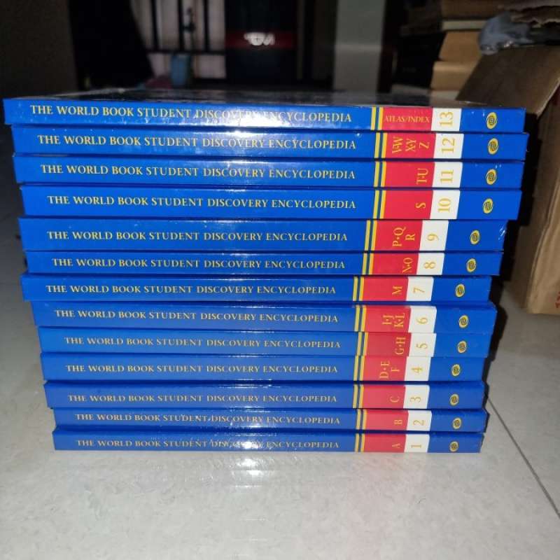 Promo the world book student discovery encyclopedia 1 13 original segel