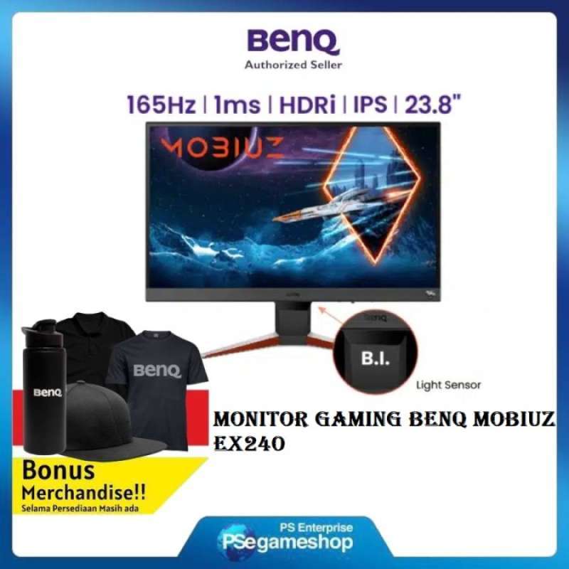 Promo BenQ MOBIUZ EX240 24â€ 165Hz FHD HDRi IPS Monitor Gaming Diskon ...