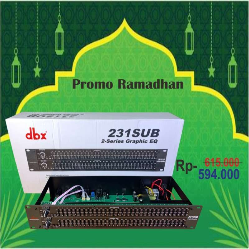 Promo Equalizer Dbx 231+Sub/Equaliser Dbx 231 Subwoofer Diskon 14% di ...
