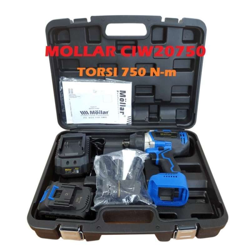 Promo MOLLAR CIW20750 Cordless Impact Wrench Brushless 750 Nm / JLD 550