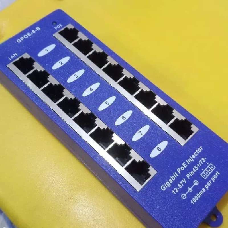 Promo poe 8 port gigabit murah poe central 8 port gigabit Diskon 23% di ...