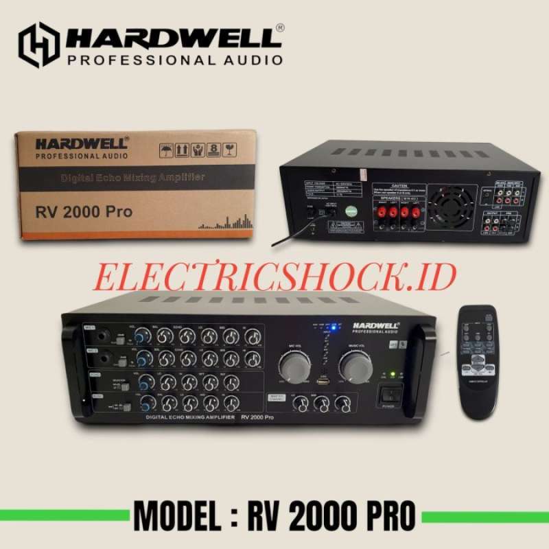 Promo AMPLIFIER HARDWELL RV 2000 PRO ORIGINAL PROFESSIONAL AUDIO Diskon
