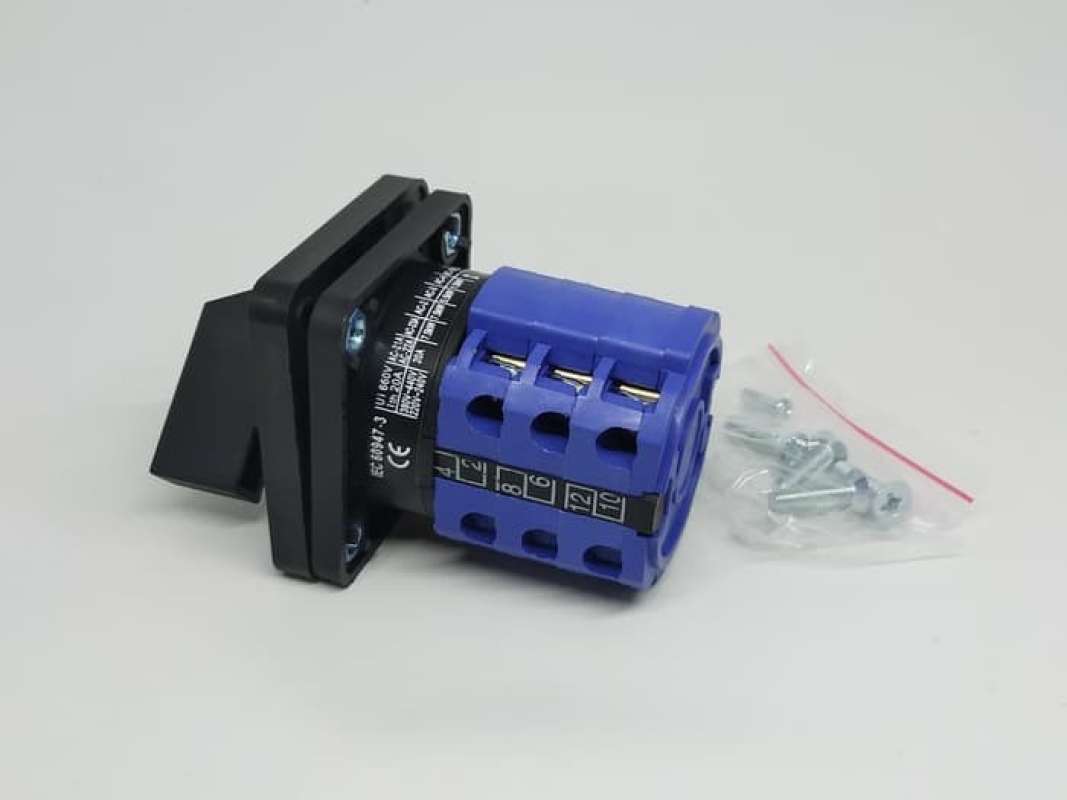 Jual Selector Switch Auto Off Manual 3 Posisi Aom 3 Pole 20a 220v Premium Di Seller Virgo Storee