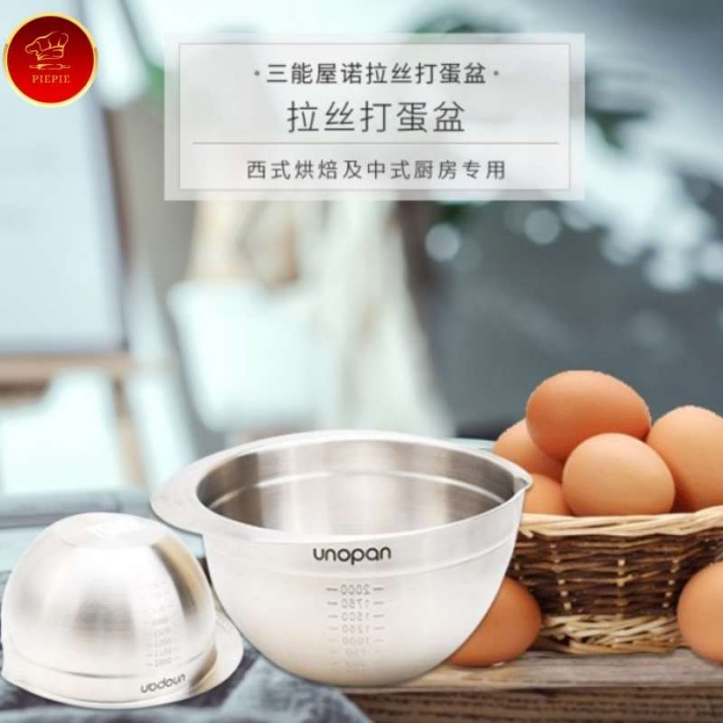 Promo Stainless Steel Mixing Bowl / Mangkok Adonan 16cm San Neng 