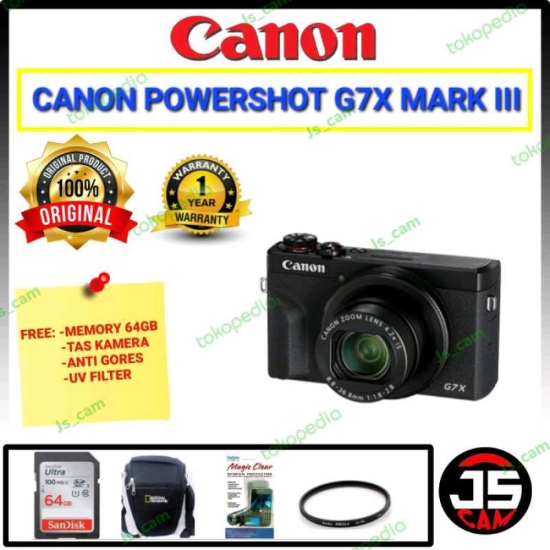 Jual Canon powershot G7X Mark III Kamera Canon G7X Mark iii di Seller
