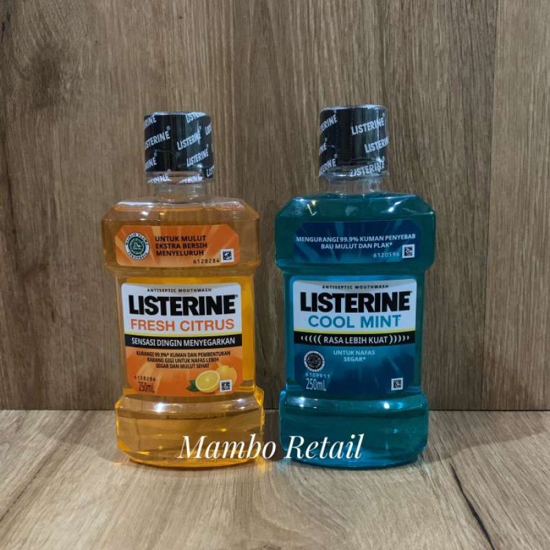 Promo Listerine Mouthwash 250ml All Varian Listerine Antiseptic Mouthwash Diskon 17 di Seller