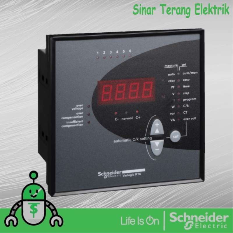 Promo Schneider Electric Varlogic Power Factor Controller Rt6 6 Step