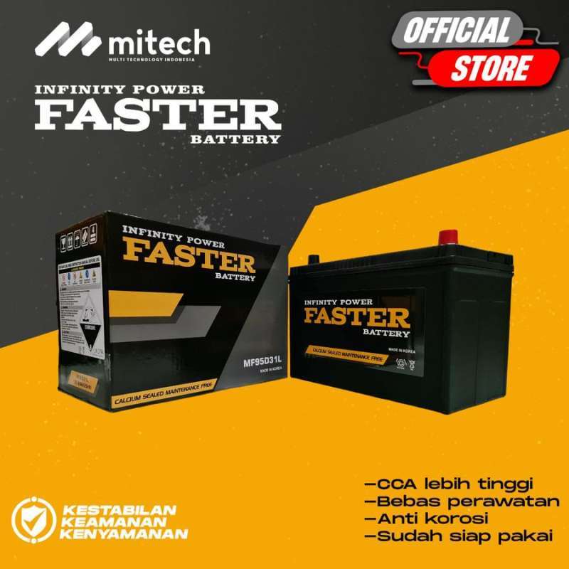 Jual Aki Mobil Mitsubishi Pajero Dakar 95d31l Faster Aki Kering 12v