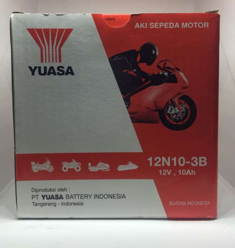 Promo YUASA Aki Basah untuk Motor 10 A, 12V Diskon 23% di Seller Zuma