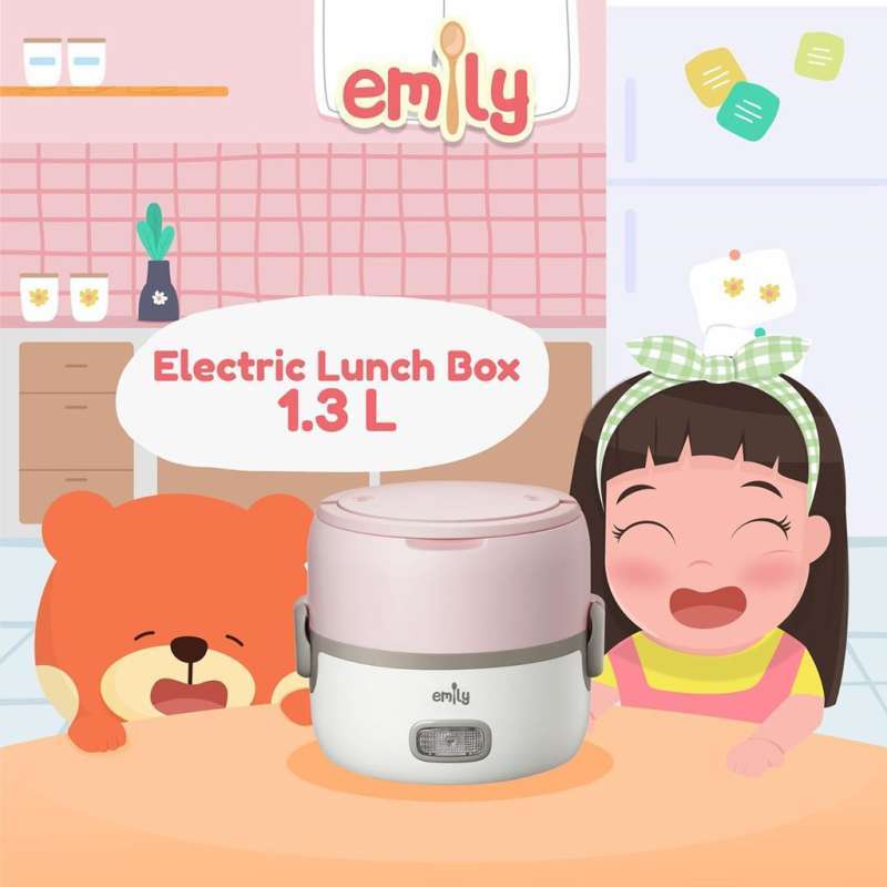 Jual Electric Lunch Box 1.3L Emily Rice Cooker di Seller Mom&Child