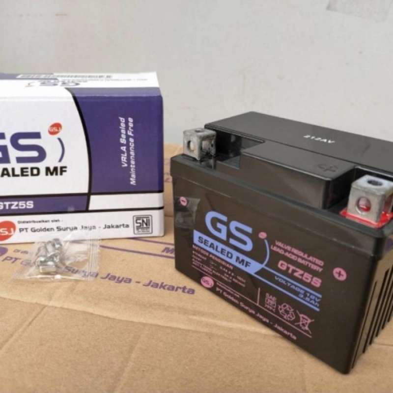 Promo Aki Motor Verza 150 GTZ5S GS P MF Aki Kering Diskon 23% di Seller
