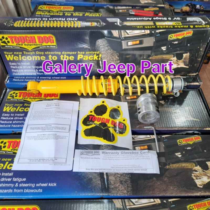 Promo Shock Steer Tough Dog/Steering Stabilizer 4way Jimny,Katana