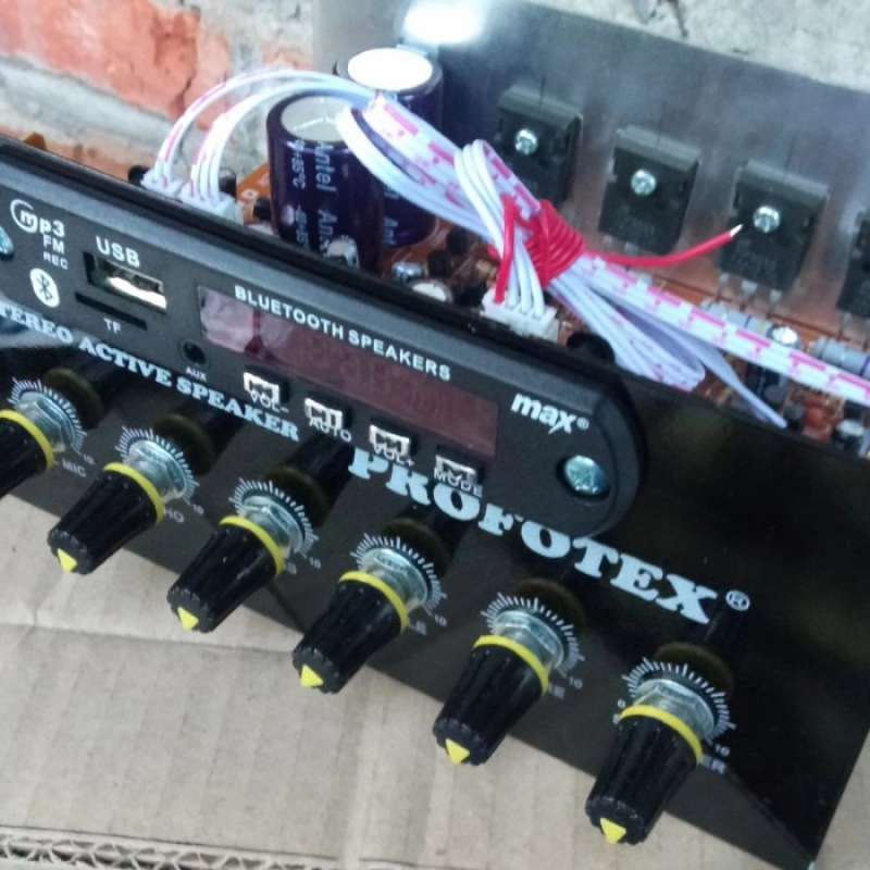 Promo kit speaker aktif stereo subwoofer plus mic Echo dan USB