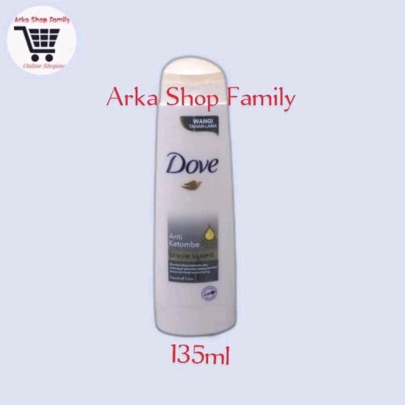 Jual Dove Shampoo Anti Ketombe Dandruff Care Serum Sampo 135ml di