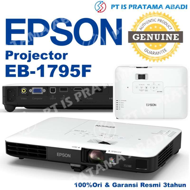 Jual Epson EB1795F Wireless Full HD 3LCD Projector proyektor di Seller