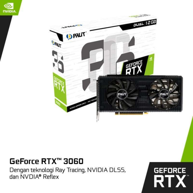 Promo PALIT GeForce RTX 3060 Dual | GeForce RTX 3060 12GB GDDR6 Diskon ...