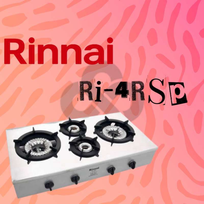 Jual Rinnai Kompor Gas 4 Tungku RI4RSP Besi Cor di Seller SS Outlet