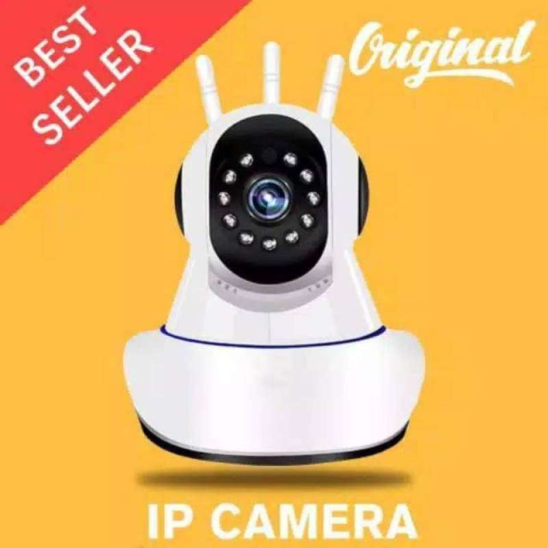 Promo Ip Camera Wifi Rotary 3 Antena HD1080P Night Vision Aplikasi