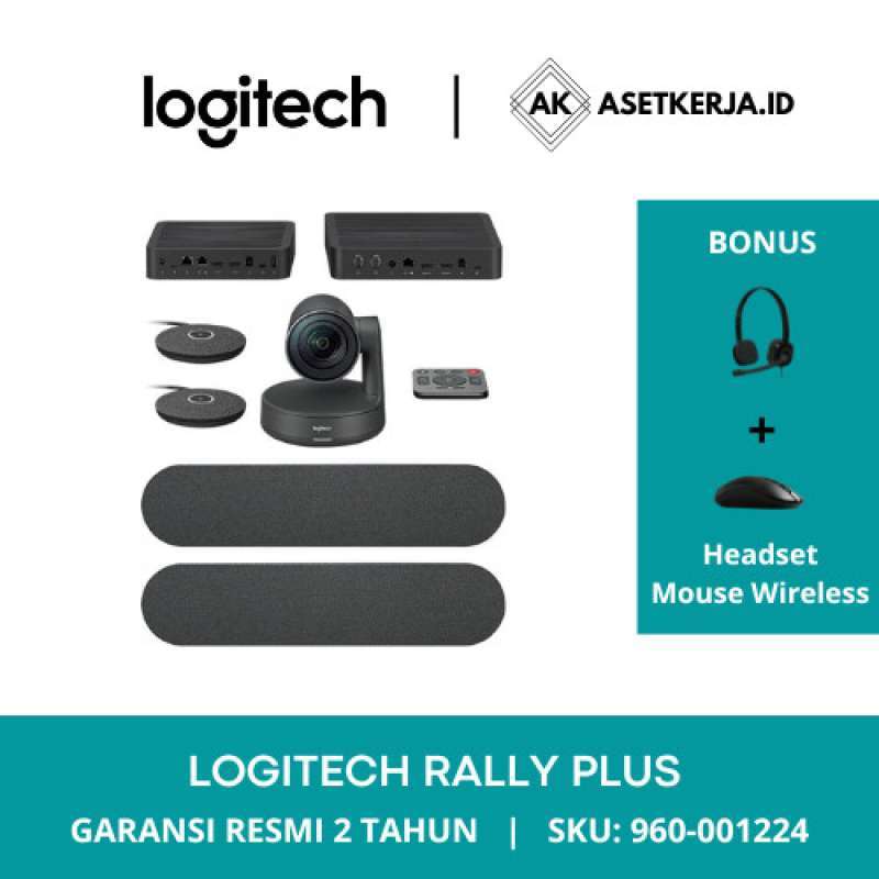 Promo Logitech Rally Plus Video Conference System & Garansi Resmi ...
