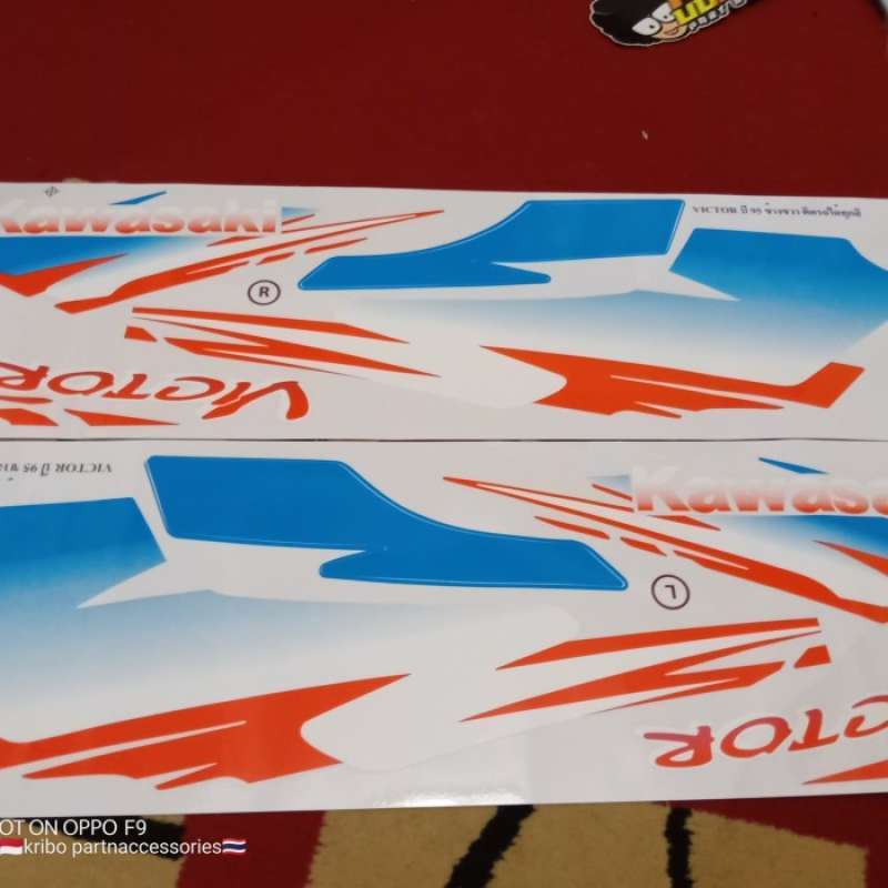 Promo Striping Kawasaki Victor 95 Thailand Diskon 23% di Seller Angela