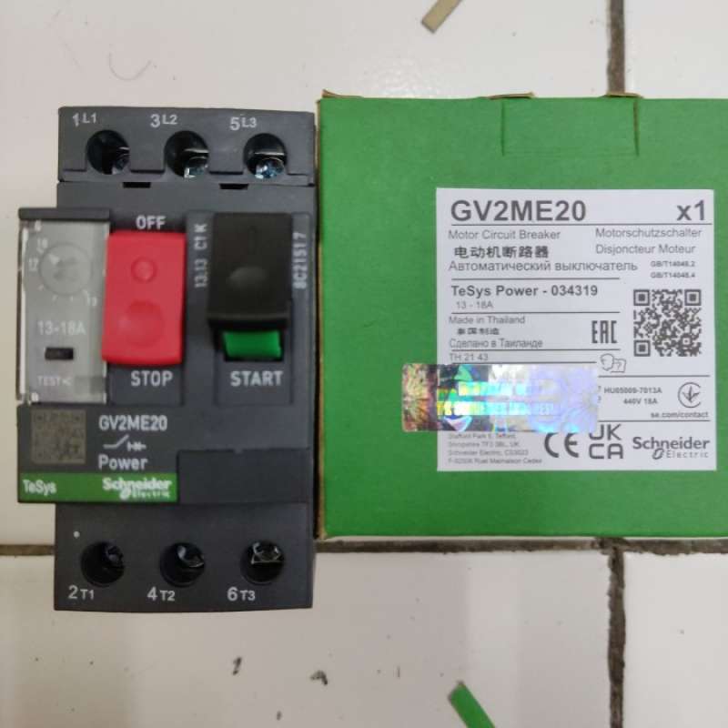 Promo Motor Breaker Schneider Gv2Me20 Diskon 20 di Seller CV RAMADHANI