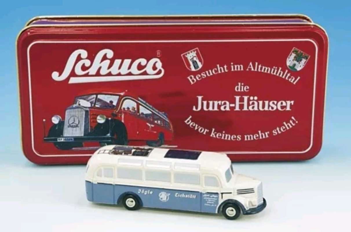 Busch 41012 Modellino H0 Mercedes Benz O-3500: Autobus Halver In Scala Per Collezionisti, Robusto E Dettagliato. - 2