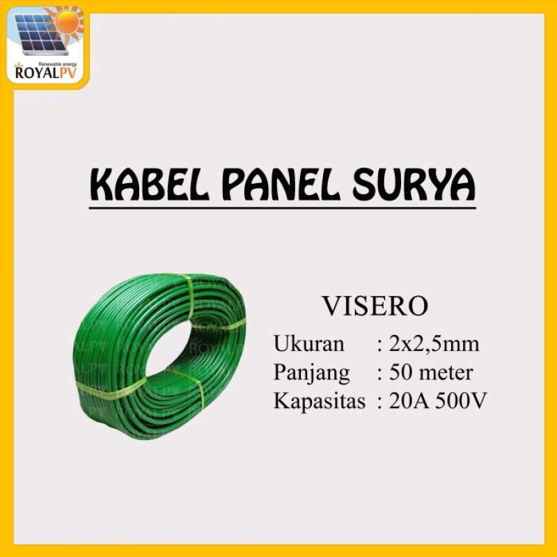 Promo Kabel panel surya solar panel solar cell 2x2,5mm 2,5mm 50 meter