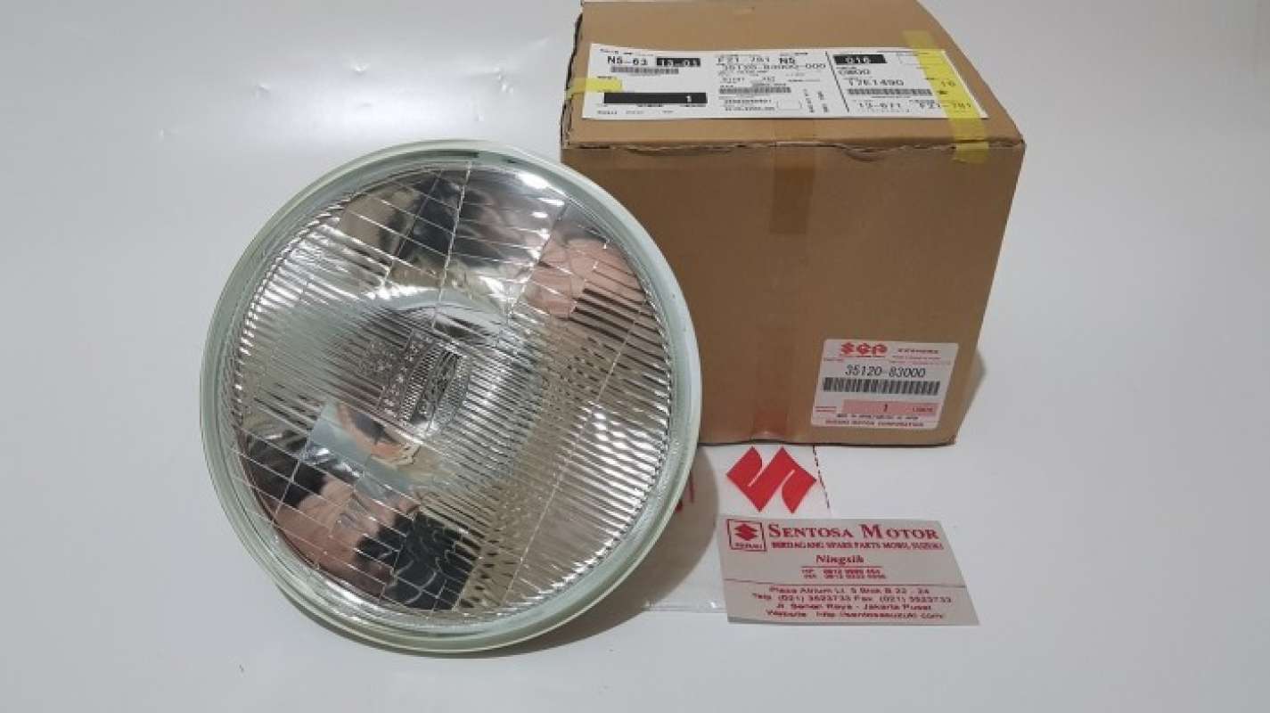 Promo Headlamp / Head Lamp Jimny Katana Bulat Original Sgp Diskon 2% di