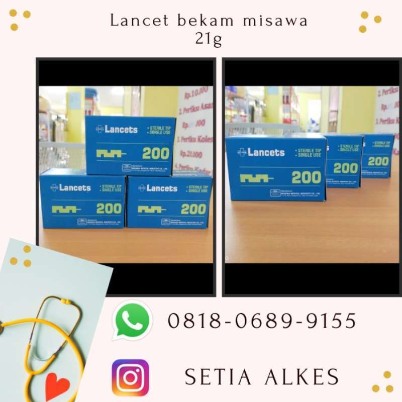 Promo Lancet Misawa/Lancet Bekam/Jarum Bekam/Blood Lancet Misawa Diskon ...