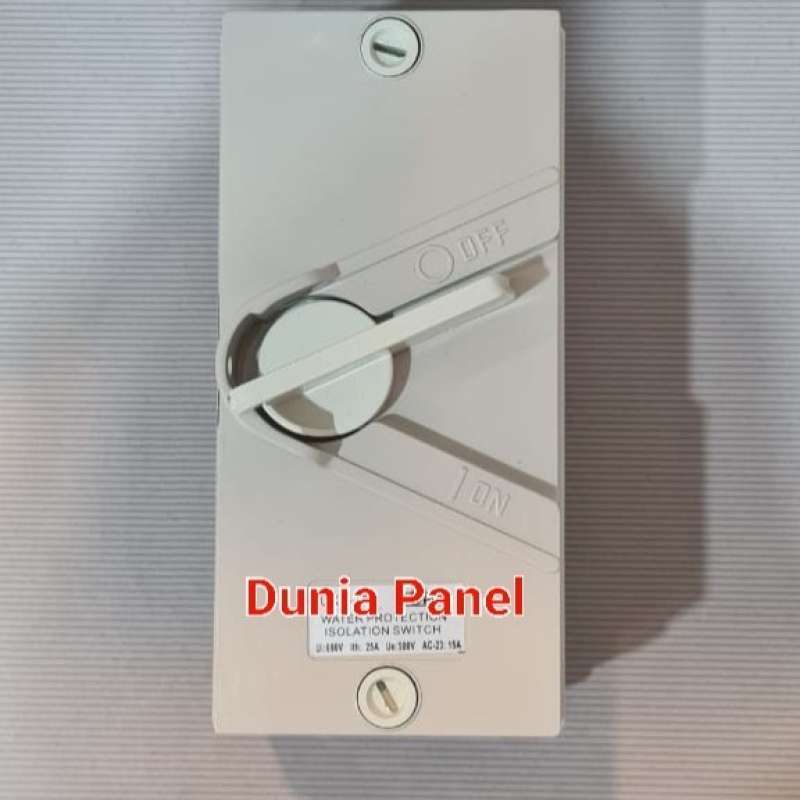Promo Weather Protection Isolation Switch 25a 3 Pole (3 Phase) Fort ...