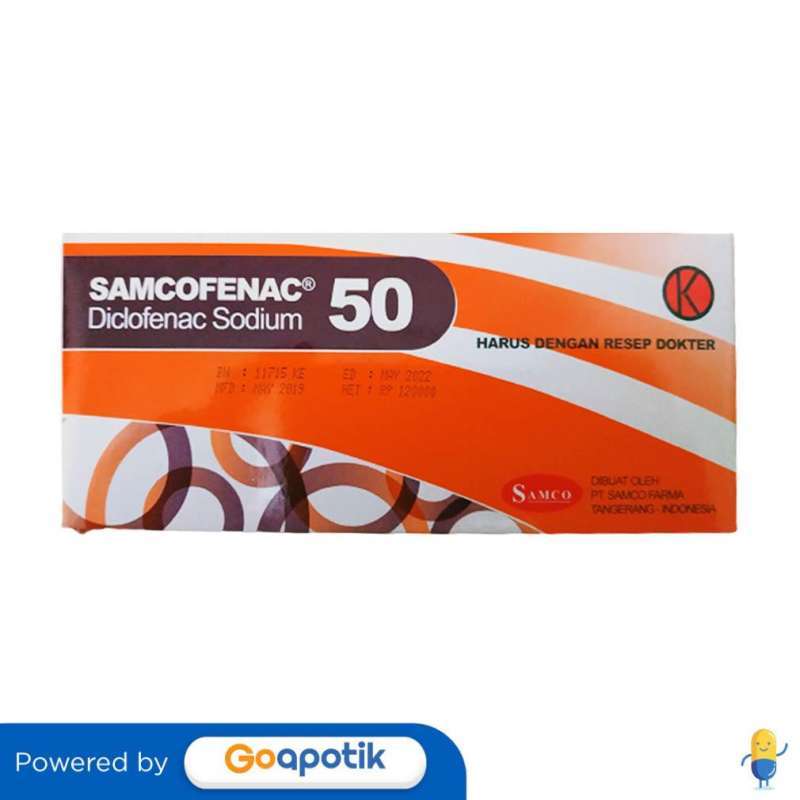 Jual Samcofenac 50 Mg Box 100 Tablet Di Seller Apotek Aisyah Bandung