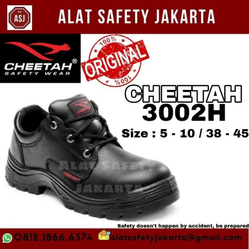 Jual Safety Shoes Cheetah 3002h / Sepatu Safety Cheetah 3002h Di Seller