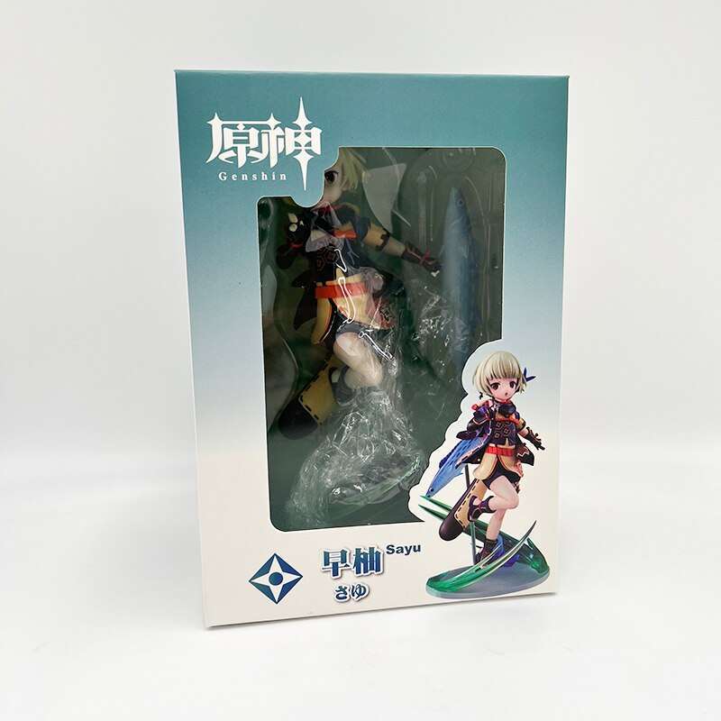 Promo 19cm Genshin Impact Sayu Anime Figure Genshin Impact Klee Action ...